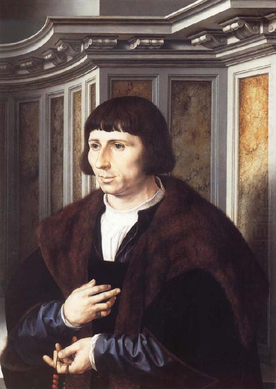 Jan Gossaert Mabuse Portrait of a Man with a Rosary china oil painting image